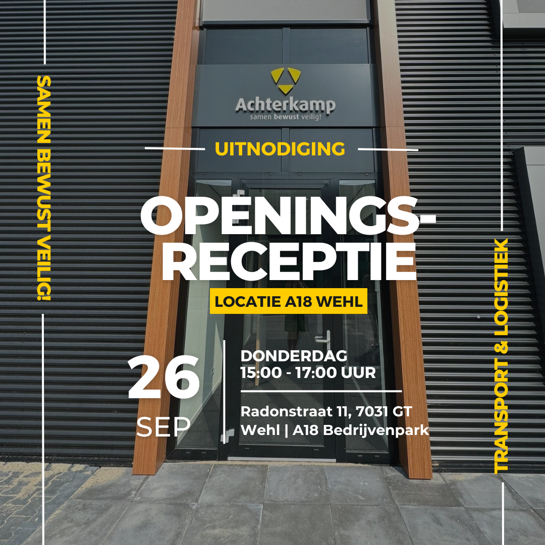 Openingsreceptie locatie A18 Wehl